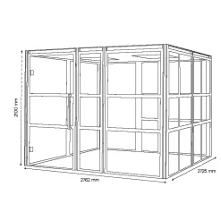 Mødeboks Quiet Space 6, grå