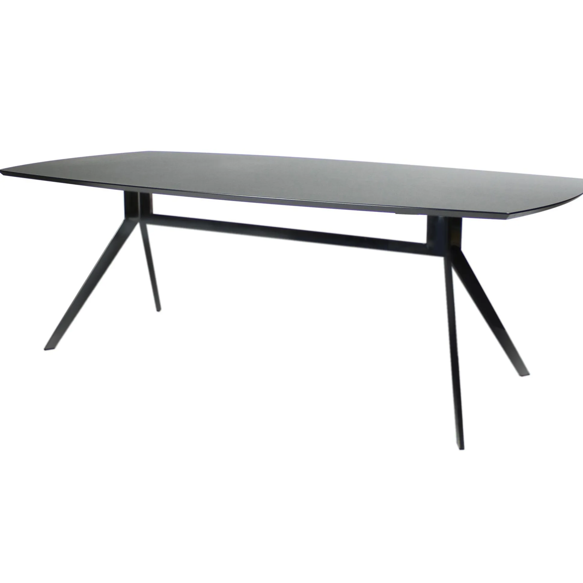 Mødebord Alpha 90/110x220, sort stel