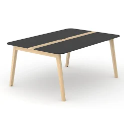 Mødebord Organic m. kabelbakke 120x180