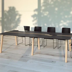 Mødebord Organic m. kabelbakke 120x180