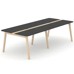 Mødebord Organic m. kabelbakke 120x280