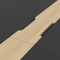 Mødebord Organic m. kabelbakke 120x280