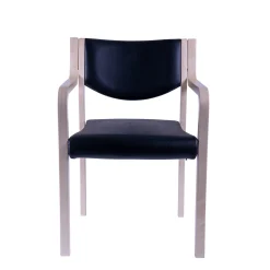 Møde/Gæstestol Scandic Q, PU læder