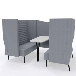 Møderum Wave høj ryg til 4 personer