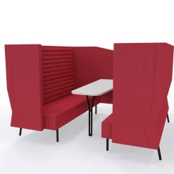 Møderum Wave høj ryg til 6 personer