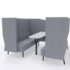 Møderum Wave høj ryg til 6 personer