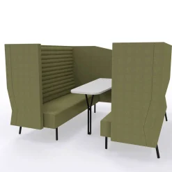 Møderum Wave høj ryg til 6 personer