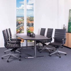 Mødesæt XO Line møde bord + 6 Prestige stole