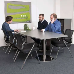 Mødestol Sintec X, sort