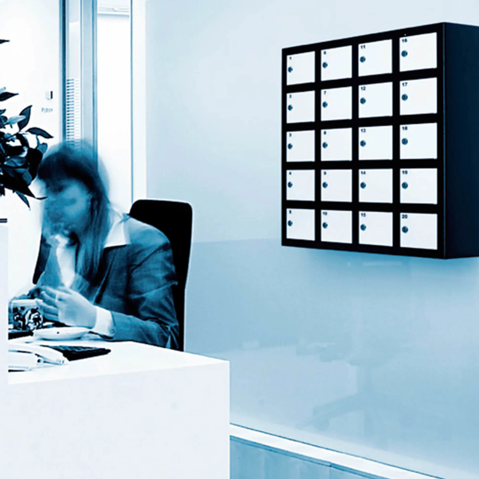 Mobil- og smårumsskab, 5 rum