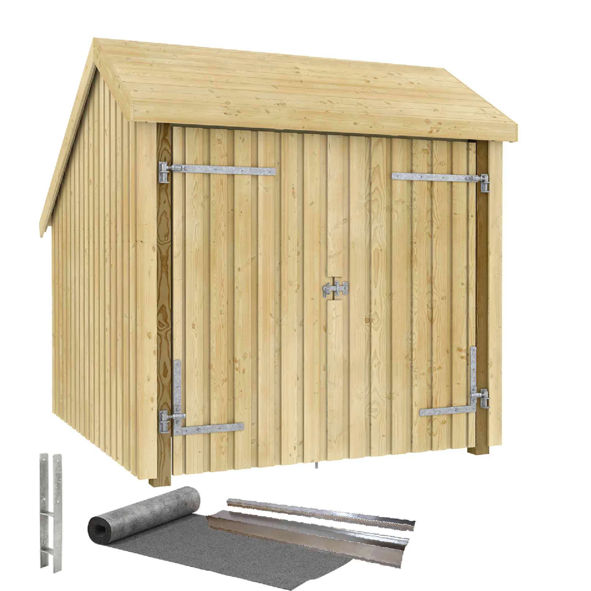 Modul cykelskur m/låger