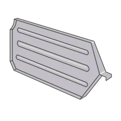 Modulbakkemellemvæg langs, 17 L