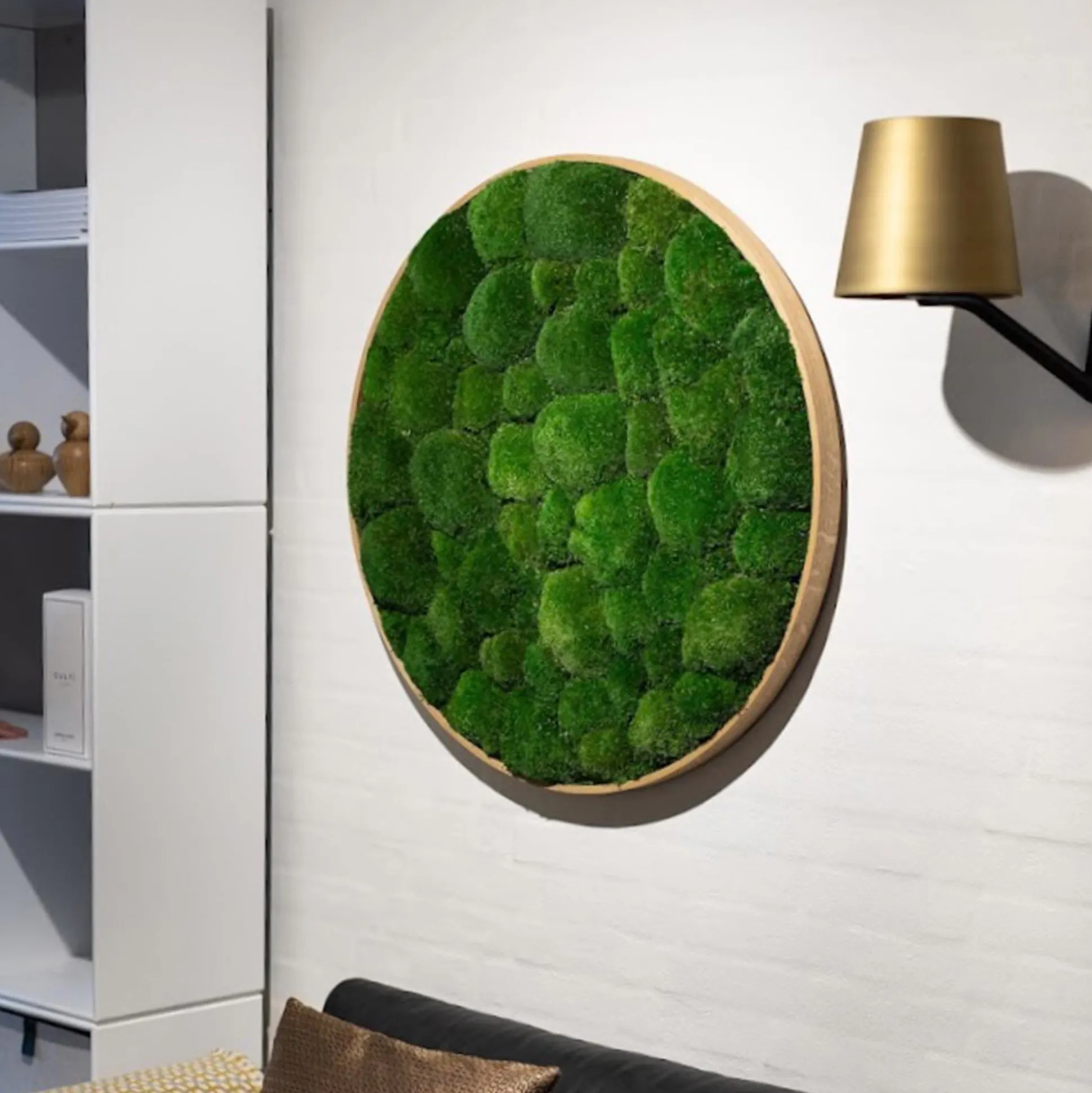 Mosbillede pudemos Ø80 cm