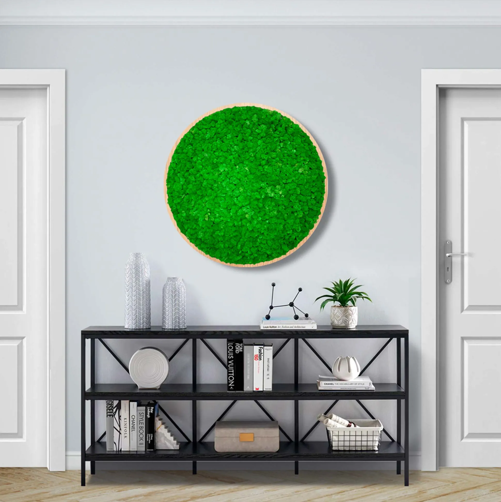 Mosbillede rensdyrmos Ø30 cm