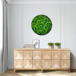 Mosbillede rensdyrmos Ø80 cm