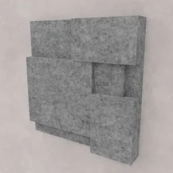 Nivå EcoSUND, 59x59 cm, grå