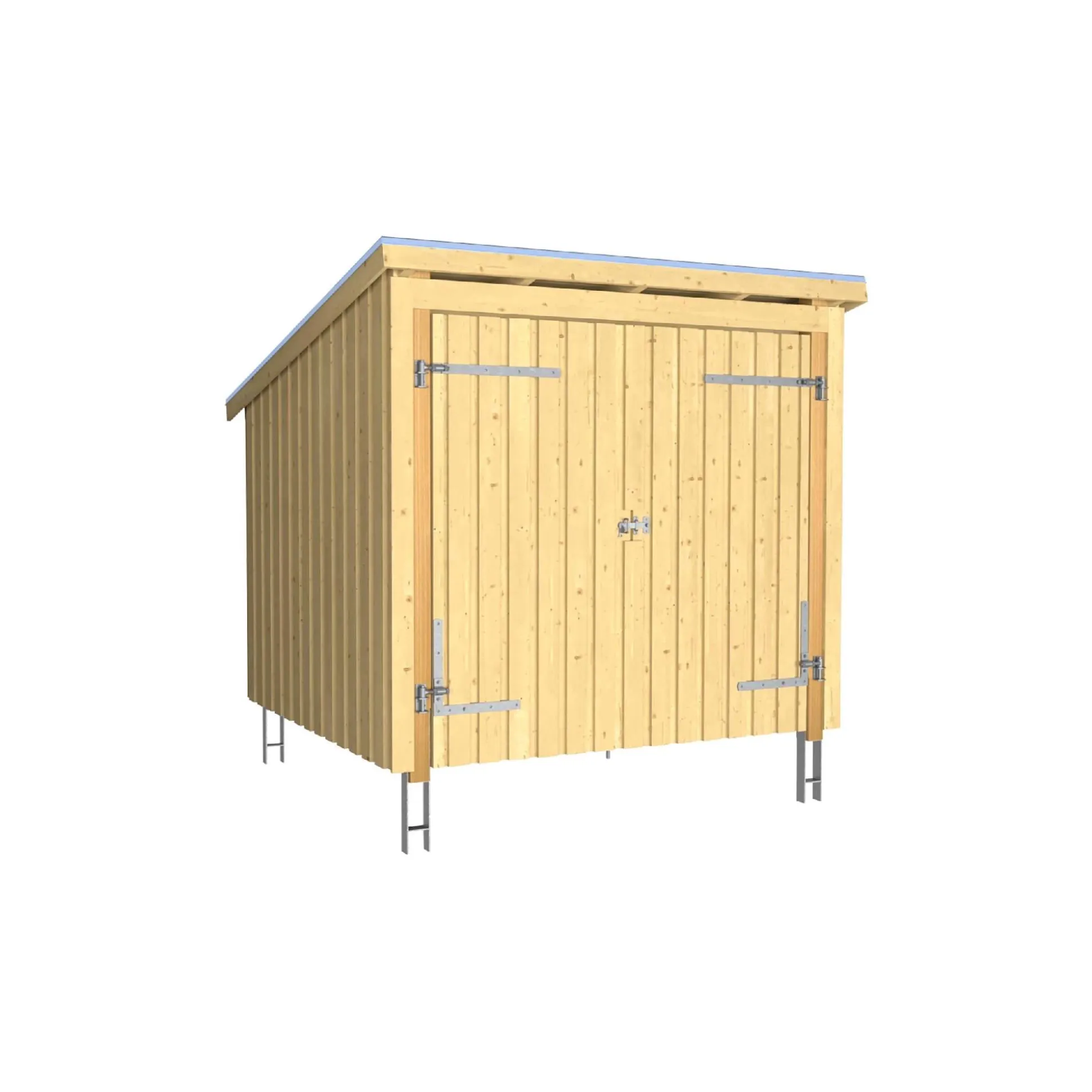 Nordic cykelskur m/dør 5 m2