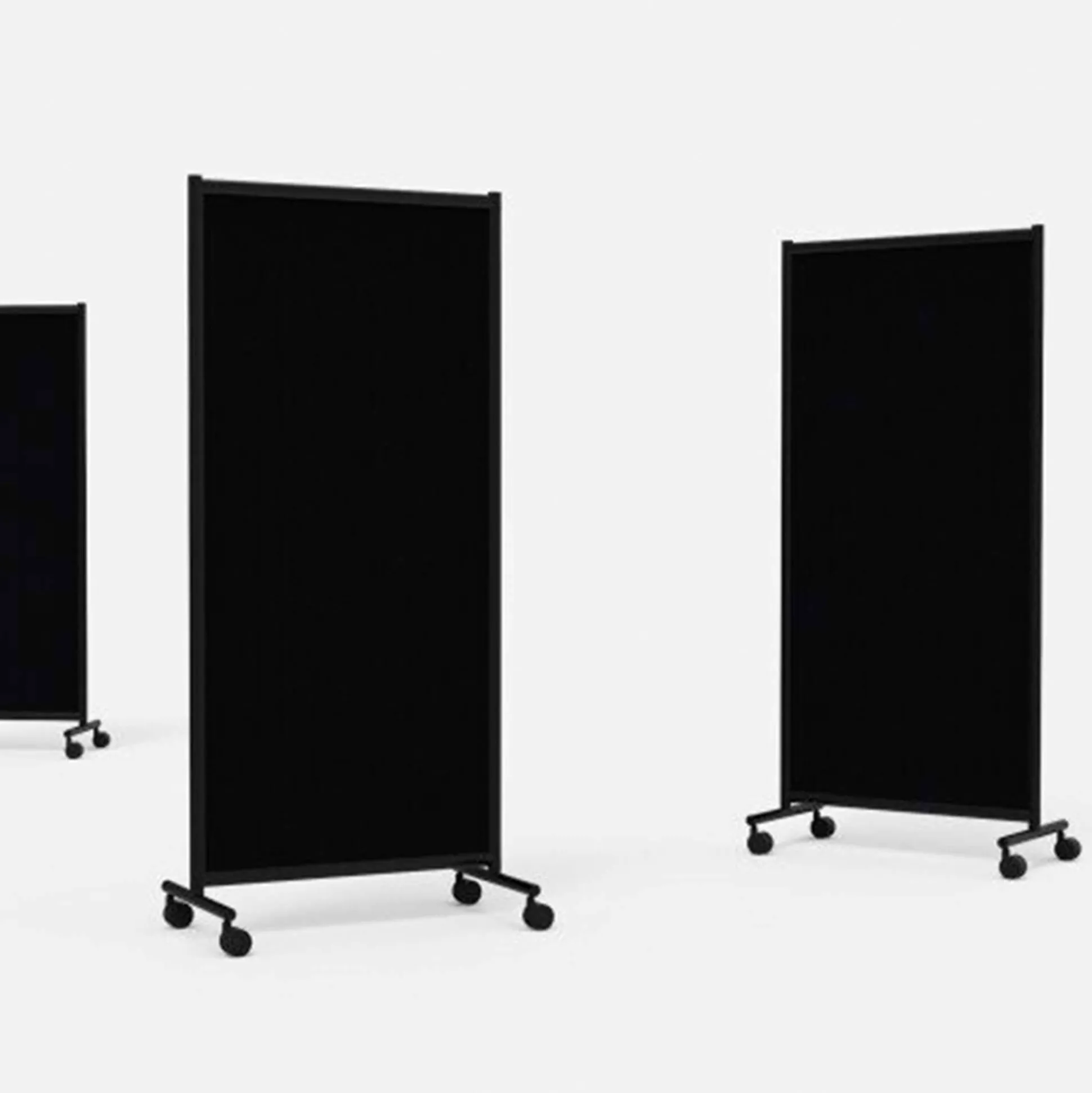 One Screen enkelt, sort ramme, mørkegrå