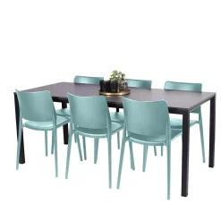 Oporto Base X 80x180 bord m. 6 Salina stole