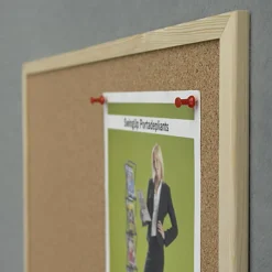 Opslagstavle kork 40x60 cm Naga, natur