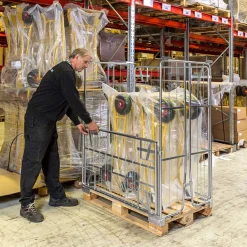 Pallecontainer, h180 cm., sammenklap