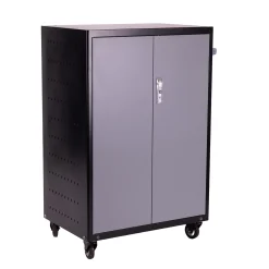 PC-Ladeskab med 20 rum, på hjul