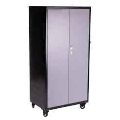 PC-Ladeskab med 28 rum, på hjul