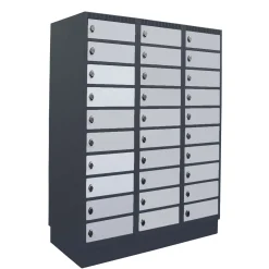 PC-skab 30 rum med opladning, hængelås