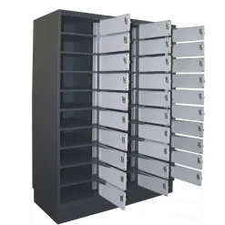 PC-skab 30 rum med opladning, hængelås