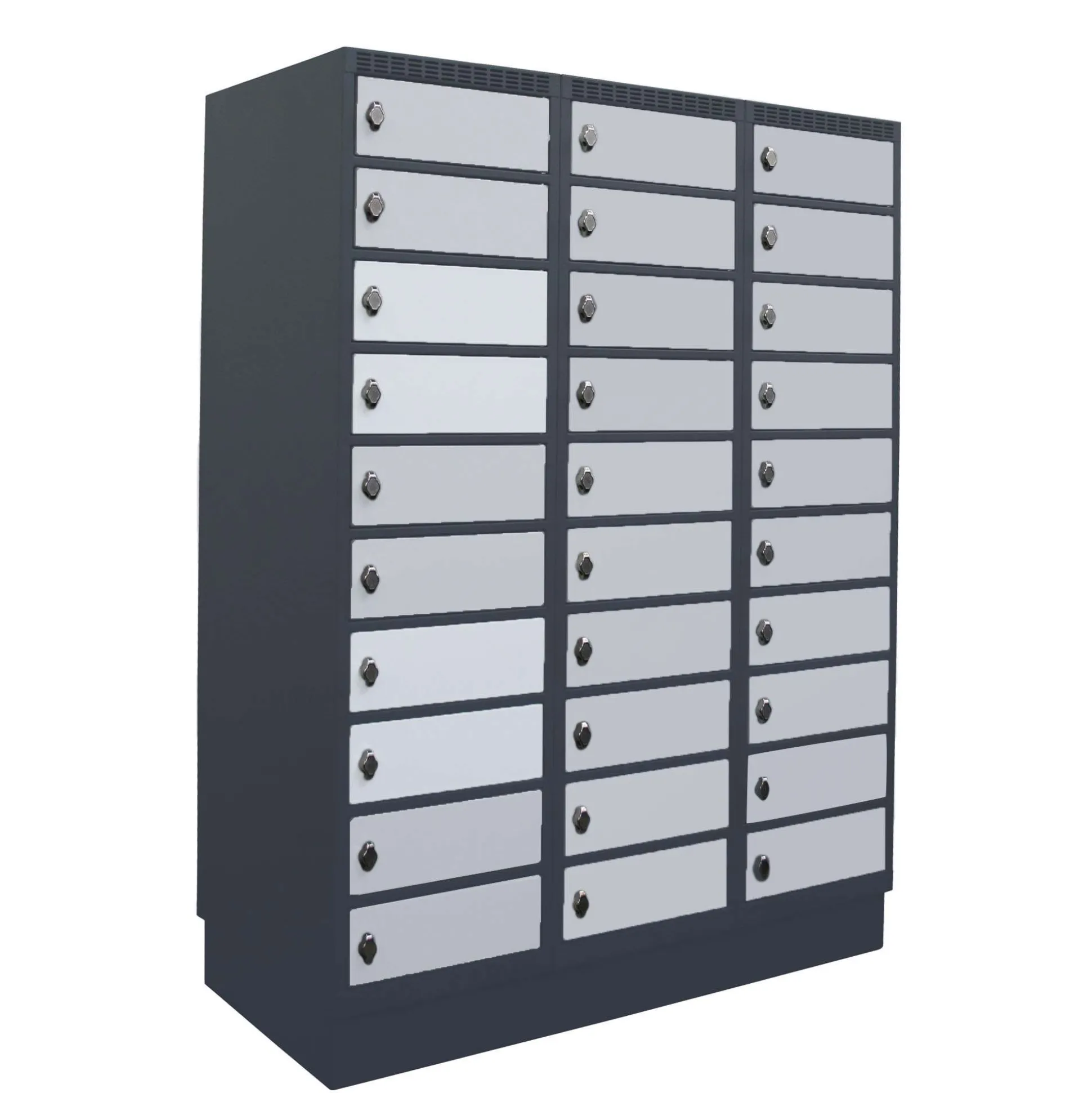 PC-skab 30 rum m. hængelås