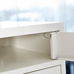 PC-skab 12 rum m. opladning og cylinderlås