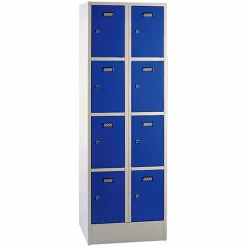 Personaleboks UniBox 2x4 rum. Blå
