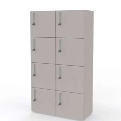 Personaleboks W8 med 8 rum