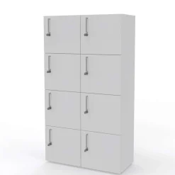 Personaleboks W8 med 8 rum