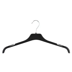 Plastbøjle m. hak, 38 cm, sort