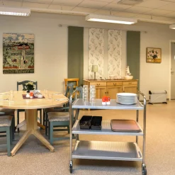 Rullebord 3 hylder, Rustfri