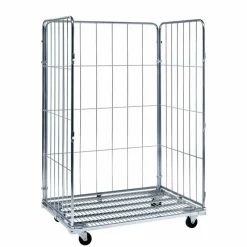 Rullecontainer 120 cm Bred m. 3 vægge