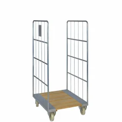 Rullecontainer m/træbund 80 cm Bred