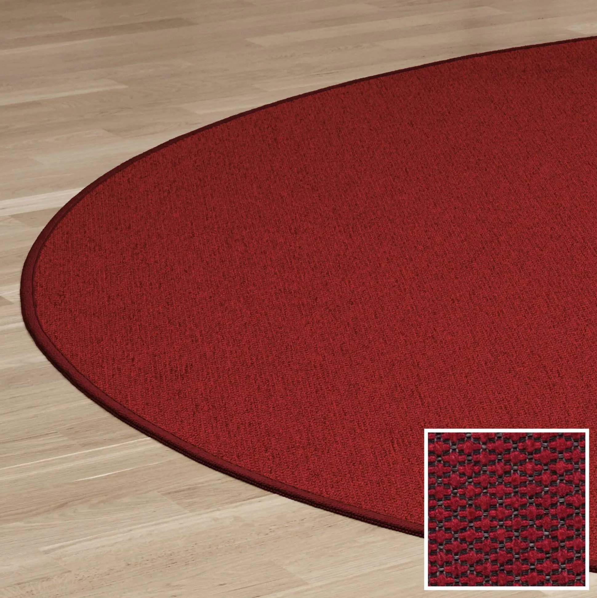 Rundt tæppe Ø120, Eco Structure