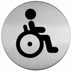 Skilt handicap toilet