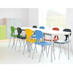 Skolestol plast Colores ben