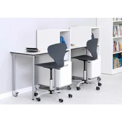 Skolestol plast Flexi hjul