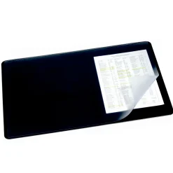 Skriveunderlag med transparent dækplade