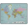 Skriveunderlag med verdenskortmotiv