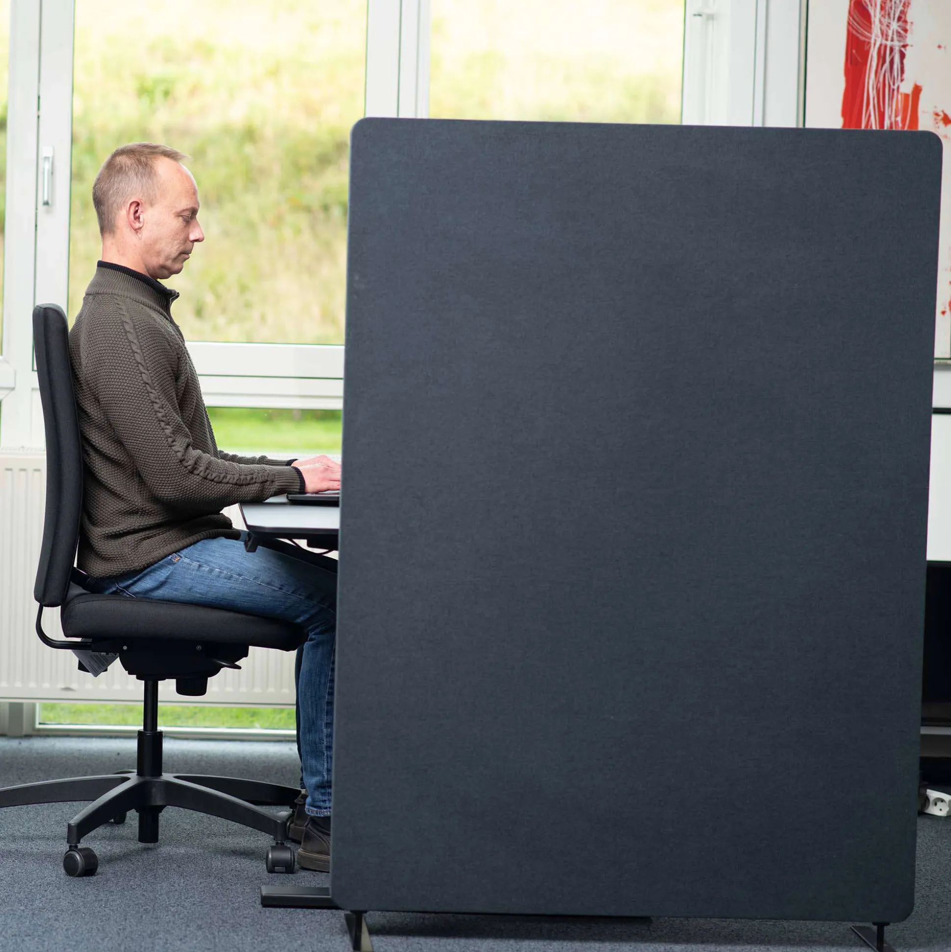 Skærmvæg ECO SOFT 120x135h cm.