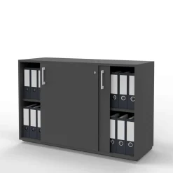 Skydedørsskab Jive med 4 rum