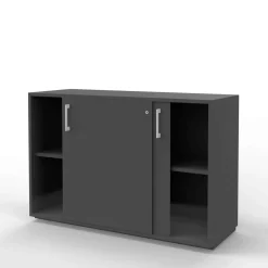 Skydedørsskab Jive med 4 rum