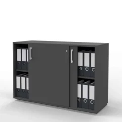 Skydedørsskab Jive med 4 rum