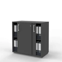 Skydedørsskab Jive med 4 rum