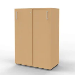 Skydedørsskab Jive med 6 rum